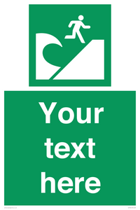 Custom Safe Condition Tsunami evacuation area